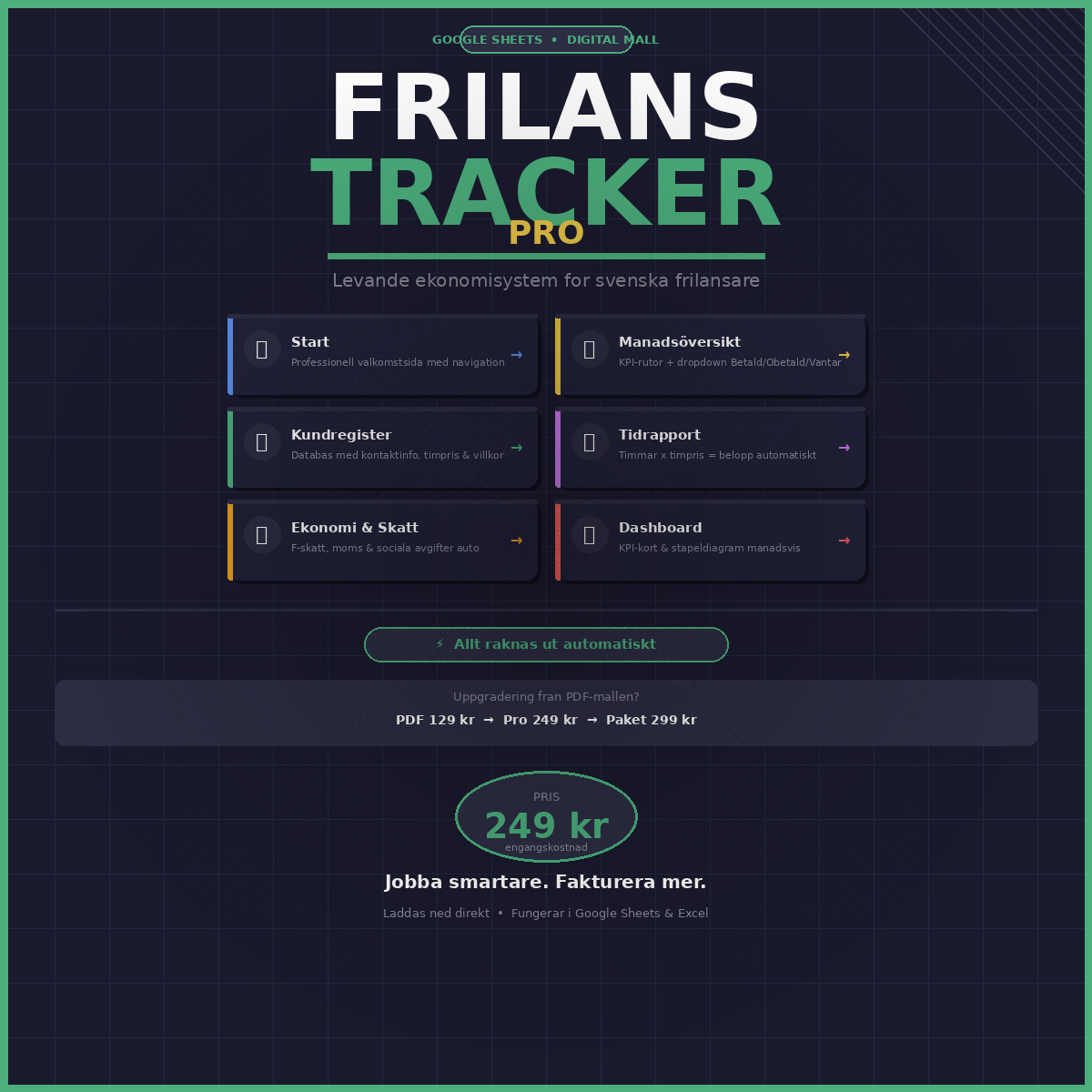 FrilansTracker 2.0 - Excel