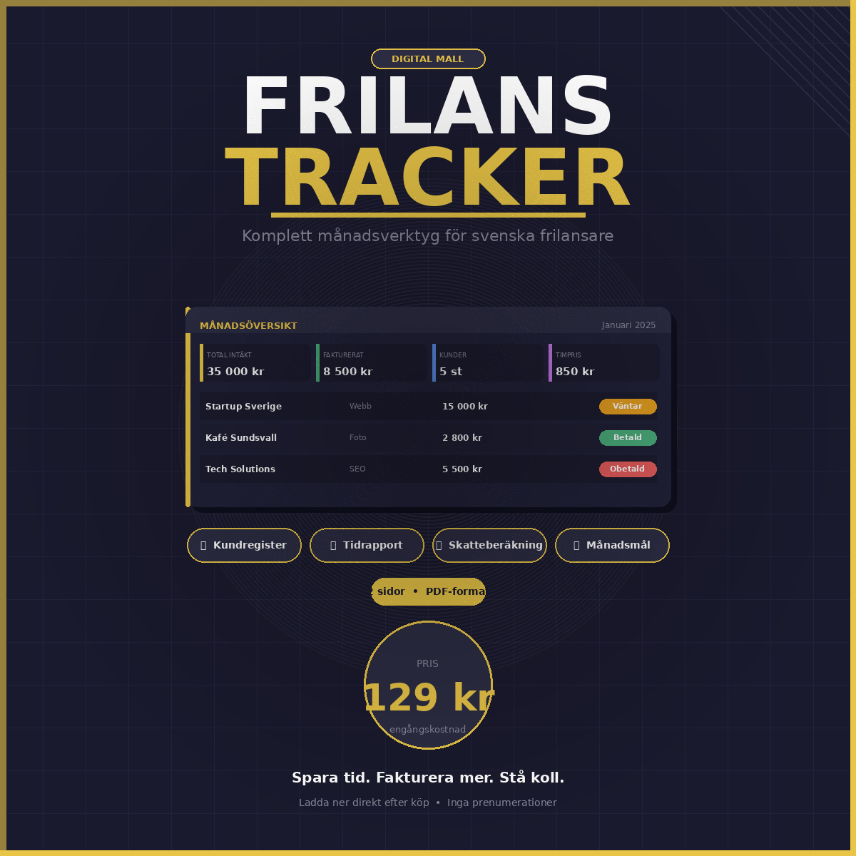 FrilansTracker Mall PDF